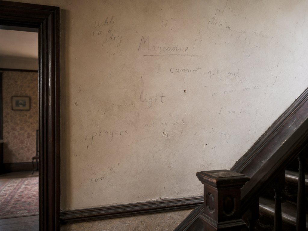 Writing on walls of Borley Rectory