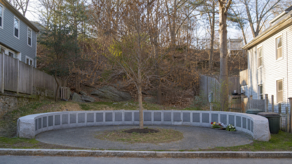 Proctor’s Ledge memorial in Salem, marking the 1692 witch trials execution site
